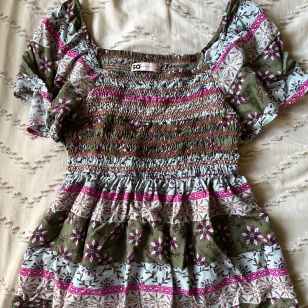 Floral Babydoll Blouse/Top